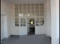 Kirsten Kötter: Kunst als Architektur einer freien Gesellschaft (installation view), Ausstellung 23.11.-14.12.2014, Kunstfabrik Darmstadt, ehemaliger Bahnhof Wixhausen