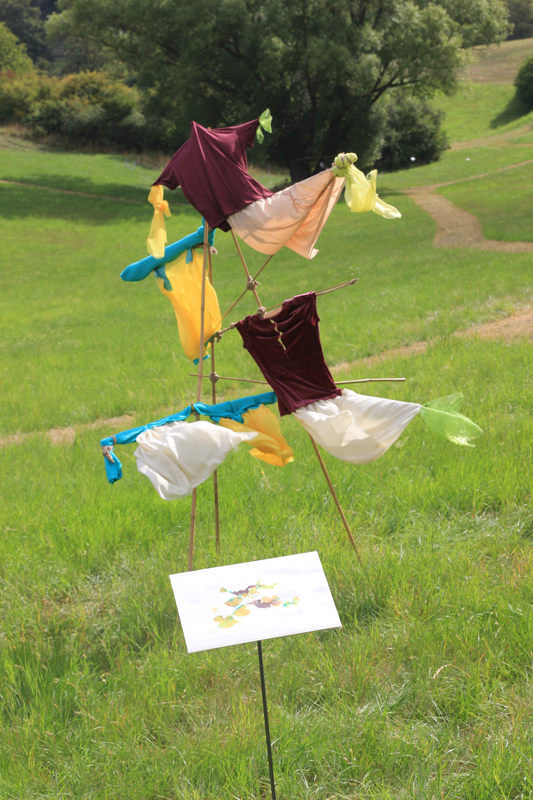 Transformation 35, installation at the Windkunstfestival in Zierenberg 2025 (Kirsten Kötter)