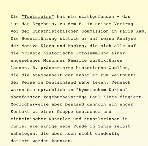 (Pseudo) academic drafting, installation: Le voyage à Tunis n a jamais eu lieu, 2011 (Kirsten Kötter)