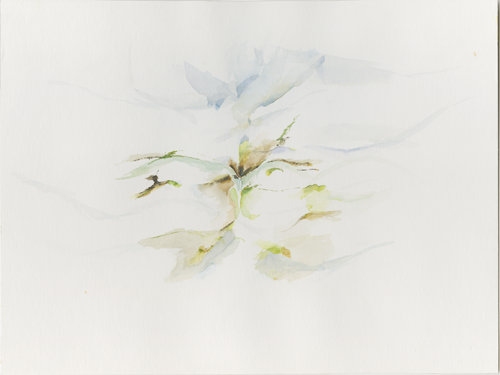 2003-06-27_69-802_27-147_gardoaivi_nno12, Lapland, Finland, watercolour, 30 × 40 cm (Kirsten Kötter)