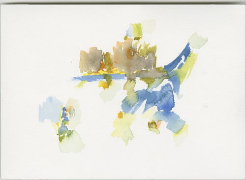 2018-04-07_slonsk-voegel-2, watercolour, 17 &times; 24 cm (Kirsten Kötter)