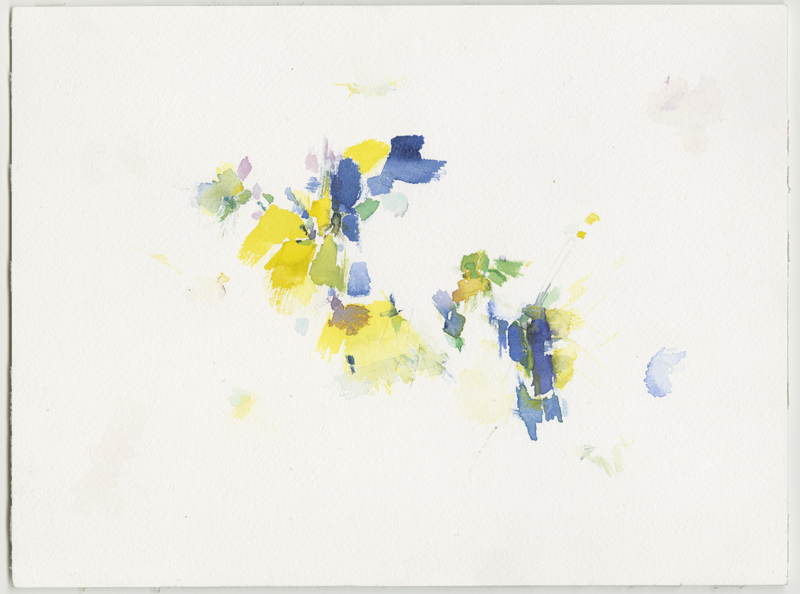 2019-07-10_fischteich, watercolour, 24 &times; 32 cm (Kirsten Kötter)