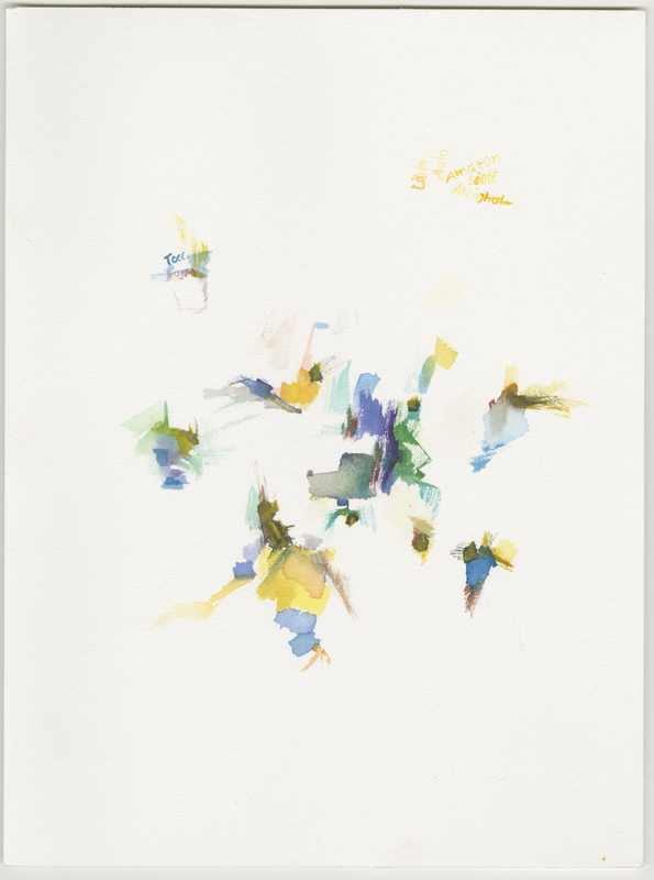 2019-10-12_bad-hersfeld_sinti-siedlung-amazon, watercolour, 32 &times; 24 cm (Kirsten Kötter)