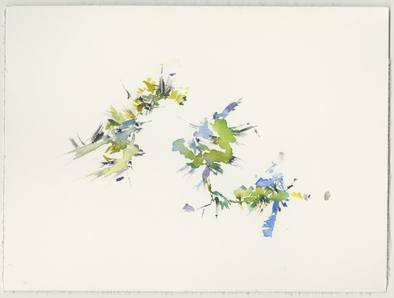 2022-02-23_fischteich, watercolour, 24 × 32 cm (Kirsten Kötter)