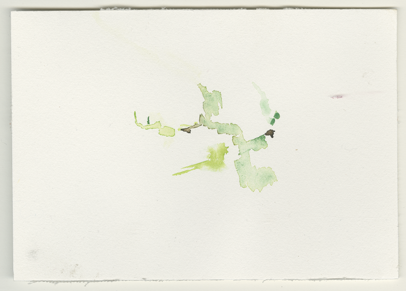 2022-12-21_bad-soden-badehaus, watercolour, 12 &times; 17 cm (Kirsten Kötter)